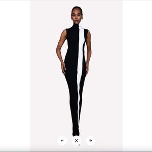 NONchalant Black and White Maxi Dress